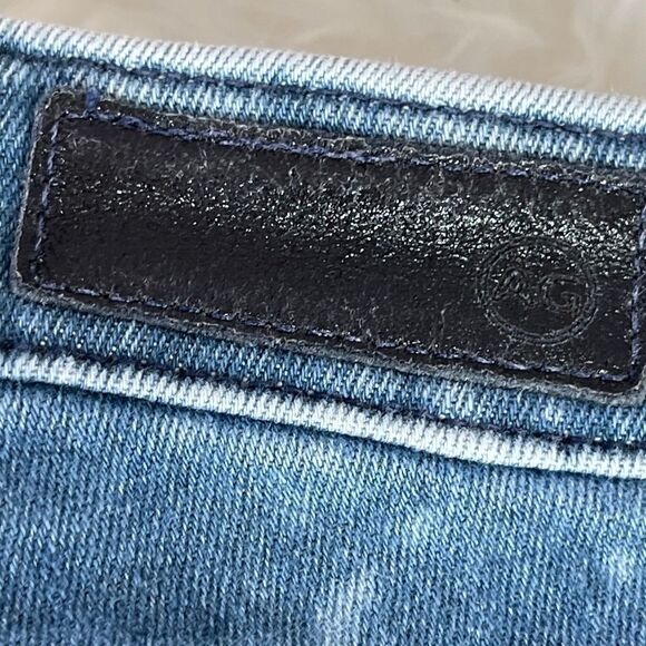AG The Absolute Legging  Extreme Skinny Speckled Denim Sz 27 - Picture 11 of 12